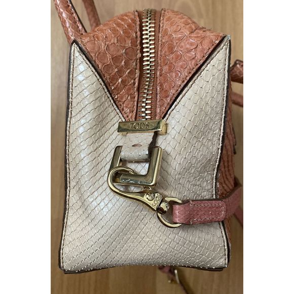 Tod's | Bags | Tods Python Snakeskin Small Crossbody Handbag Bag Purse ...